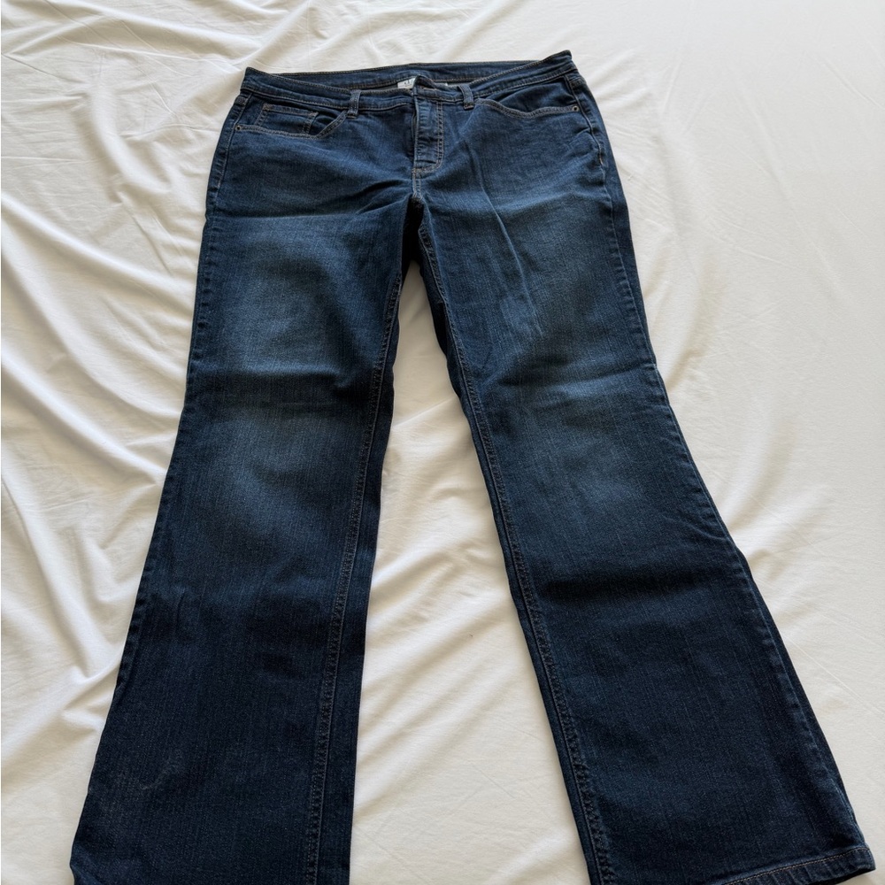 Women's Dark Blue Bootcut Jeans